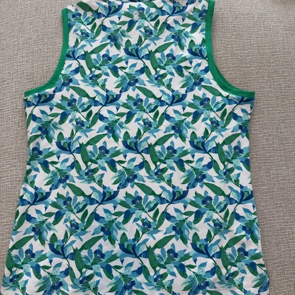 TOMMY BAHAMA Women’s Island Zone Aubrey Seaside Brights Mock  Top Size L NWT - Picture 12 of 14